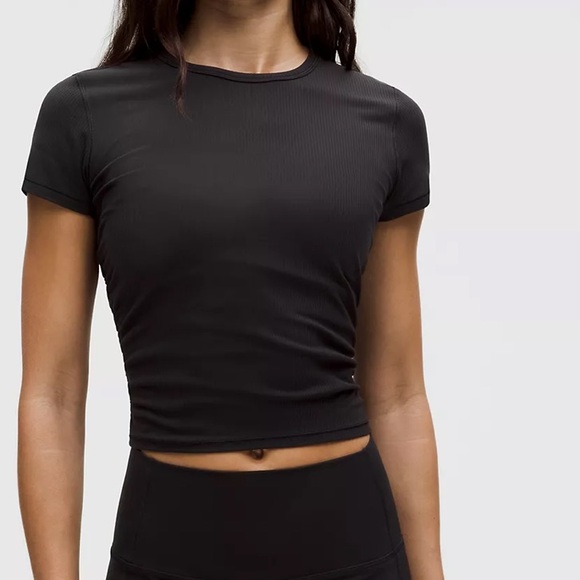lululemon athletica Tops - Lululemon All It Takes Ribbed Nulu T-Shirt Black